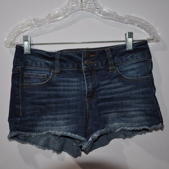High Waisted Jean Shorts - Picture 1 of 3